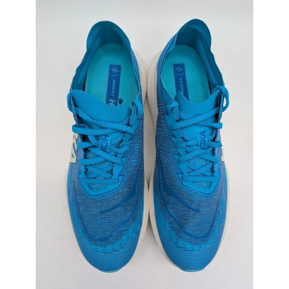 HOKA MACH X 2 1155119 SYWR Men's Running Athletic Shoes Blue US Size 12.5